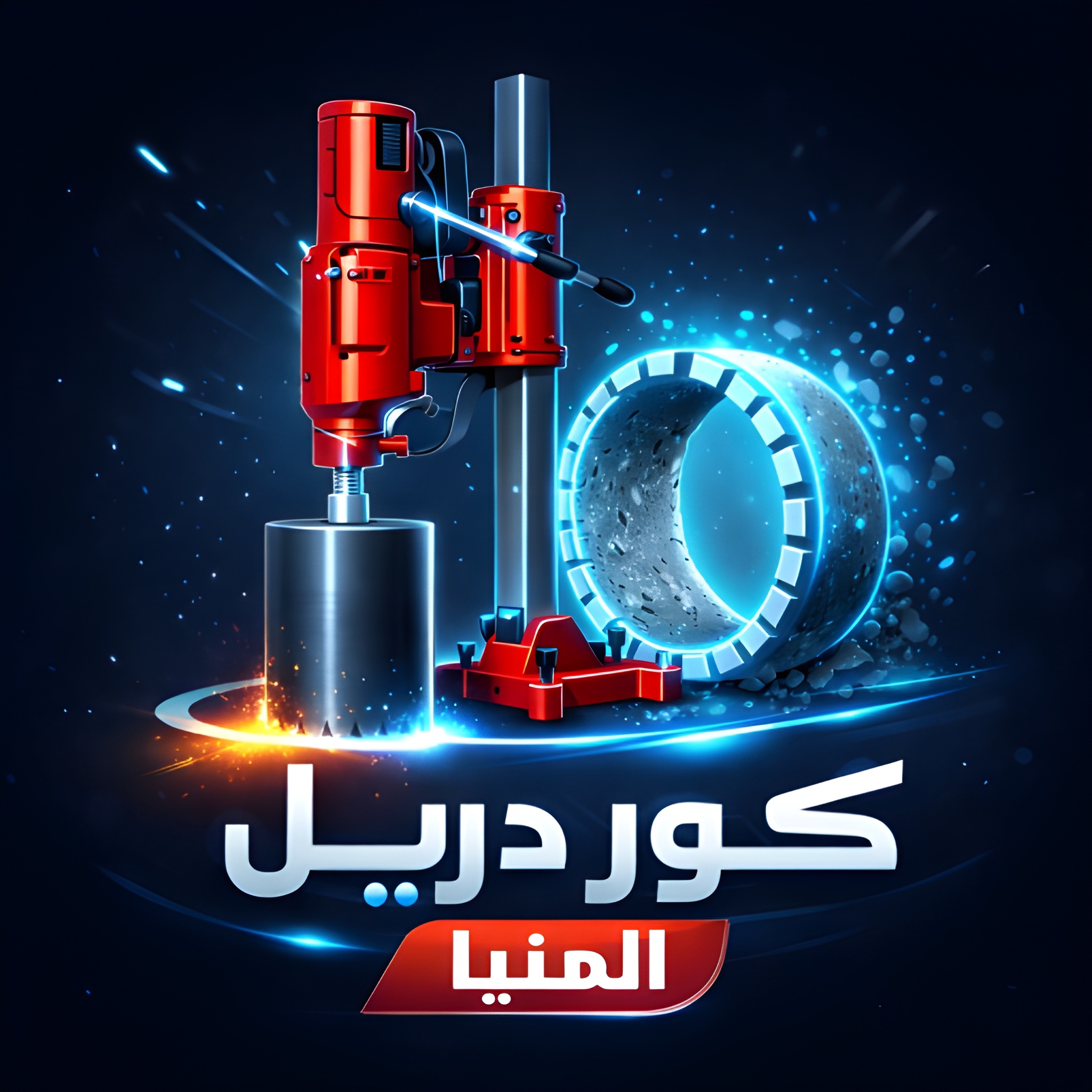 شعار كور دريل المنيا | Core Drill Minya